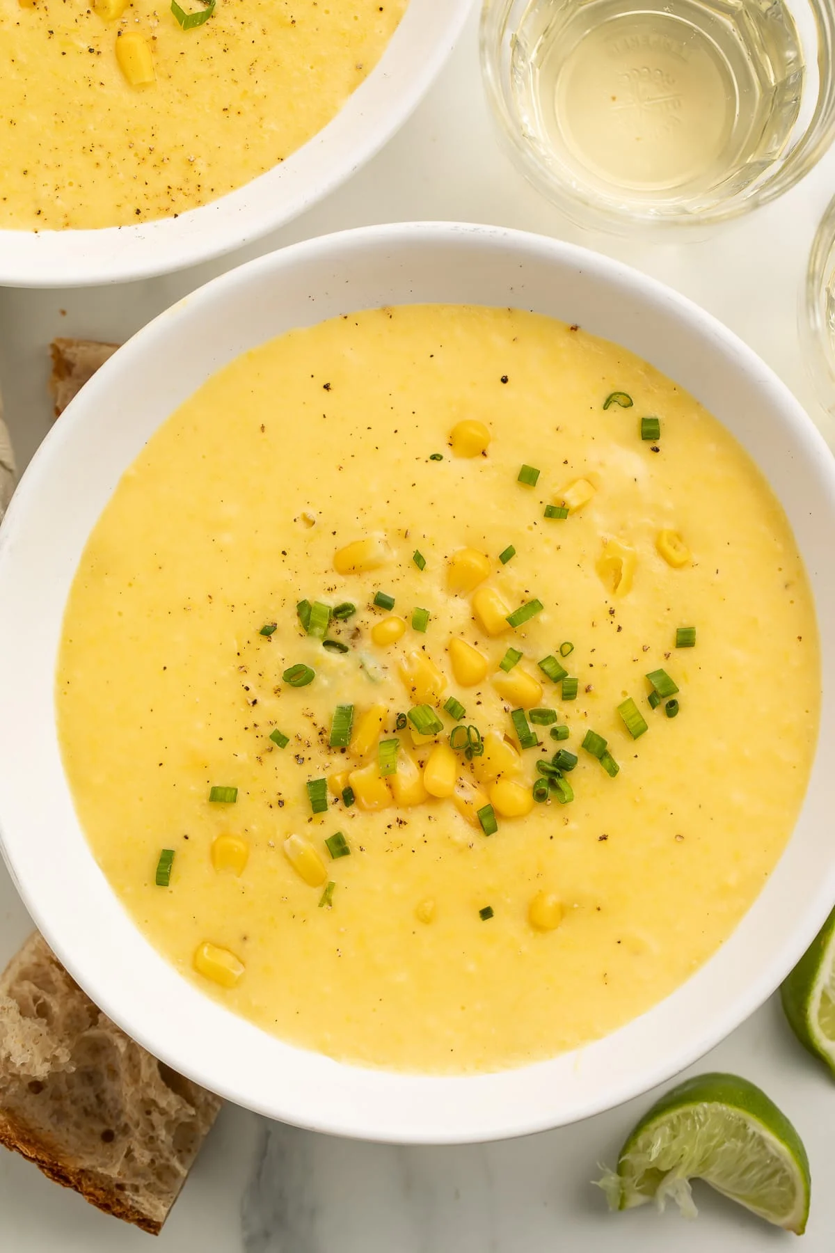 Creamy Homemade Corn Soup - Gandy Steak